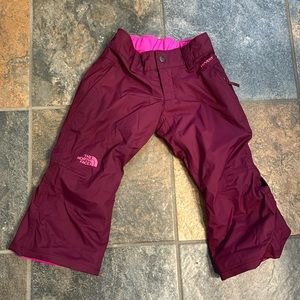 The north face snow pants